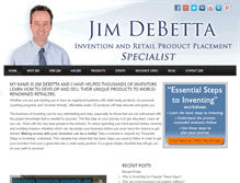 Tablet Screenshot of jimdebetta.com